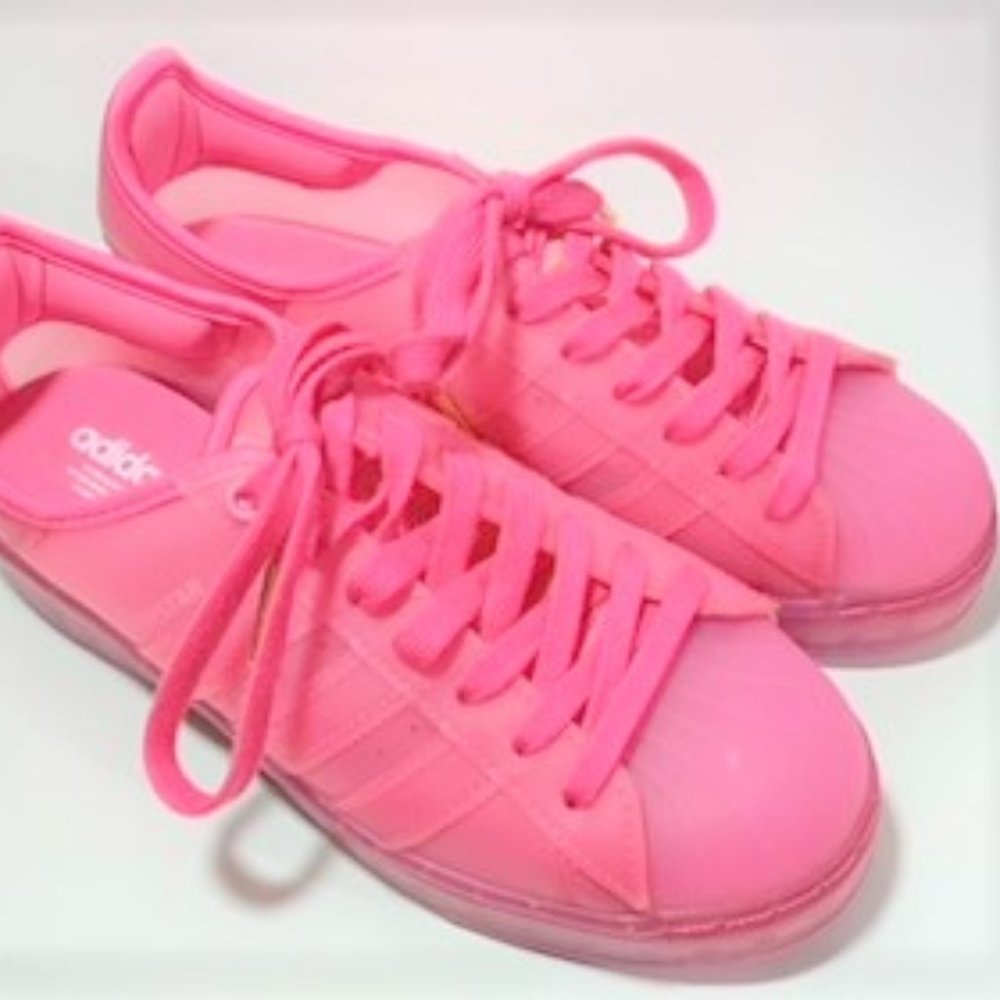 Adidas, Women's Superstar, With Jelly, Pink Sneakers, Size 7, Style Code:FX4322